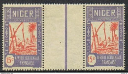 Niger 36 Gutter, MNH. Michel 35 French Niger. Drawing Water From Well, 1928. - Niger (1960-...)