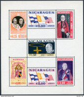 Nicaragua C436a Sheet, MNH. Mi Bl.51B. Pope John XXIII, Cardinal Spellman. 1958. - Nicaragua