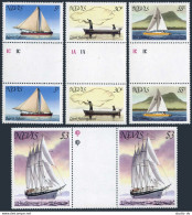 Nevis 114-117 Gutter,MNH.Michel 39-42. Water Transportation,1980.Ships. - St.Kitts Y Nevis ( 1983-...)