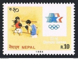 Nepal 422, MNH. Michel 441. Olympics Los Angeles-1984. Boxing. - Népal