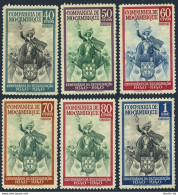 Mozambique Co 202-207, Hinged. Portuguese Monarchy. King John IV, Horseman. - Mozambico