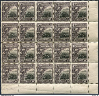 Mozambique Co 125 Block/20,MNH.Michel 122. Cotton Field, 1918. - Mozambico