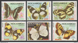 Mozambique 668-673,MNH.Michel 731-736. Butterflies 1979.Nireus Lyaeus. - Mozambique