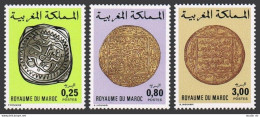 Morocco 403A-405A-406A,MNH.Michel A929-C929. Coins 1981. - Marruecos (1956-...)