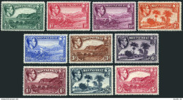 Montserrat 92-101, Lightly Hinged. Mi 93-102. George VI 1941-1843. Carr's Bay, - Montserrat