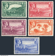 Montserrat 92-96,MNH.Mi 93-97. George VI 1941-1843.Carr's Bay,Sea Island Cotton, - Montserrat