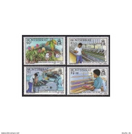 Montserrat 569-572, MNH. Michel 586-589. Cotton Industry, 1985. - Montserrat