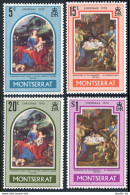 Montserrat 244-247,MNH. Mi 243-246. Christmas 1970. Durer,Domenichino.Dog,Sheep. - Montserrat