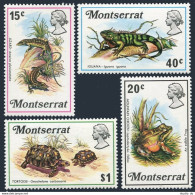 Montserrat 278-281,MNH.Michel 277-280. Lizard,Frog,Iguana,Tortoise.1972. - Montserrat