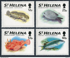 St Helena 623-626,MNH.Michel 630-633. Fish 1994.Springer's Blenny,Bastard,Green - Sint-Helena