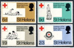 St Helena 236-239, MNH. Michel 223-226. British Red Cross Centenary, 1970. - Sint-Helena