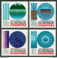 Singapore 232-235, MNH. Mi 235-238. 10th National Day, 1975. Homes And Gardens, - Singapur (1959-...)