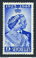 Seychelles 151 Sheet/60.Mi 148. Silver Wedding 1948.George VI,Queen Elizabeth. - Seychelles (1976-...)