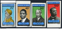 Senegal C95-C98 Imperf,MNH.Michel 452B-455B. Prominent Blacks,1971. - Senegal (1960-...)