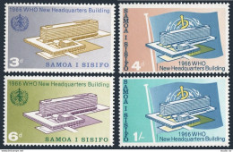 Samoa 255-258, MNH. Michel 141-144. New WHO Headquarters, Geneva, 1966. - Samoa (Staat)