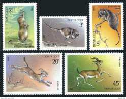 Russia 5388-5392 Blocks/4, MNH. Mi 5537-5541. Endangered Wildlife, 1985. - Neufs