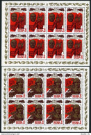 Russia 5349a-5353a Sheets,MNH.Michel 5490-5494 Klb. Victory Over Fascism,40.1985 - Unused Stamps