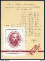 Russia 3608, MNH. Michel 3635 Bl.56. Periodic Law. Dmitri I. Mendeleev. 1969. - Ungebraucht