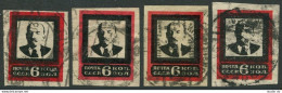 Russia 266 Size III, Used. Michel 239B. Vladimir Lenin, 1924. - Oblitérés