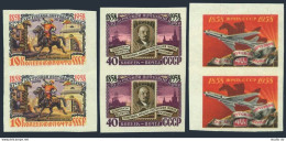 Russia 2096,2100-2101 Imperf Pairs.MNH.Mi 2114B/2119B.Russian Postage Stamps-100 - Ongebruikt