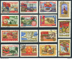 Russia 2003-2017 Blocks/4,CTO.Mi 2000-2014. October Revolution,40,1957.Republics - Used Stamps