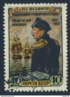 Russia 1639,CTO. Michel 1642. Admiral Paul S.Nakhimov, 1952. Ships. - Gebraucht