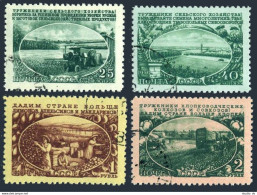 Russia 1559-1562, CTO. Mi 1566-1569. Agriculture, 1951. Harvesting Wheat,Apiary, - Used Stamps