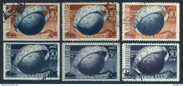 Russia 1392-1393 Perf,imperf Collection,CTO. UPU-75.1949.Stagecoach,ship,train, - Usati