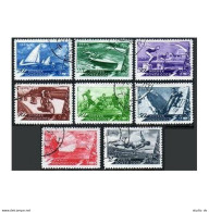 Russia 1376-1383,printing 1948,CTO.Michel 1357-1364. Sport-1949:Regatta,Kayak, - Used Stamps