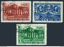 Russia 1330-1332, CTO. Mi 1328-1330. Military Medical Academy, 1949. Scientist. - Used Stamps