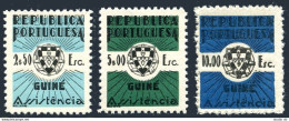 Portuguese Guinea RA24-RA26, MNH. Michel Zw 12-14. Postal Tax 1968. Arms. - República De Guinea (1958-...)