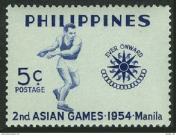 Philippines 610, Hinged. Michel 581. Asian Games 1954. Discus Thrower. - Philippinen