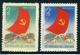 Viet Nam 110-111,lightly Hinged.Michel 114-115. Workers Party,30th Ann.1960. - Vietnam