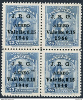 Venezuela C224 Block/4,MNH.Mi 461. Air Post 1947.Bolivar On Horseback By Salas. - Venezuela