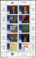 Venezuela 1590 Aj Sheet,MNH. Comptroller General Of The Republic,80th Ann.1998. - Venezuela