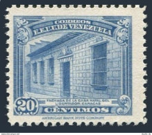 Venezuela 370, MNH. Michel 345. Bolivars Birthplace, Caracas, 1941. - Venezuela