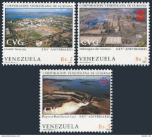 Venezuela 1349-1351,MNH.Mi 2326-2328. Guayana Development Corporation,25th Ann. - Venezuela