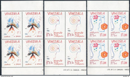Venezuela 1324-1326 Blocks/4,MNH.Mi 2282-2284. Intelligentsia For Peace,1984. - Venezuela