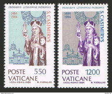 Vatican 731-732 Blocks/4,MNH.Michel 846-847. St Casimir Of Lithuania,1458-1484,1984. - Neufs