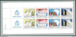 Vatican 743a Booklet, MNH. Michel 853, 856-858 MH 1. Papal Journeys, Papal Arms.1985 - Nuovi