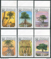 Tuvalu 533-538 SPECIMEN,MNH.Michel 554-559. Tropical Trees 1990. - Tuvalu