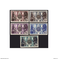 Tunisia 259-263, Hinged. Michel 431-435. Rotary International, 50th Ann. 1955. - Tunisia (1956-...)