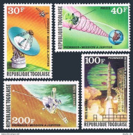 Togo 878-879, C227-C228, MNH. Michel 1047-1050. US Jupiter Space Probe, 1974. - Togo (1960-...)