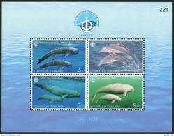 Thailand 1818a,MNH. Year Of The Ocean-1998.Whales,Dugong. - Thaïlande