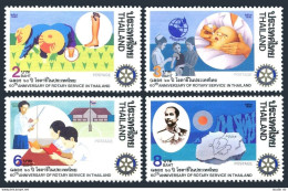 Thailand 1353-1356, MNH. Mi 1370-1373. Rotary International-60. 1990. Health, - Thailand