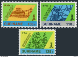 Surinam 819-821, MNH. Michel 1271-1273. Fund For Agricultural Development, 1988. - Suriname
