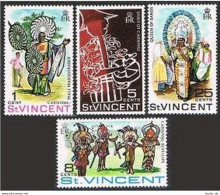 St Vincent 264-267, MNH. Michel 243-246. Carnival 1969. Costume, Revelers,Queen. - St.Vincent (1979-...)