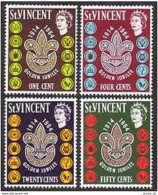 St Vincent 216-219, MNH. Michel 195-198. Boy Scouts Of St Vincent-50. 1964. - St.Vincent (1979-...)