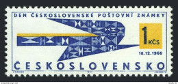 Czechoslovakia 1440, MNH. Michel 1673. Stamp Day, 1966. Symbolic Bird.   - Nuevos