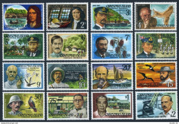 Christmas Isl 69-84, MNH. Mi 69-84. Famous Visitors, Navigators, 1977-1978. Bird - Christmaseiland